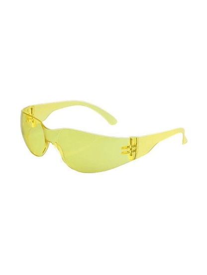 Clear wraparound sunglasses