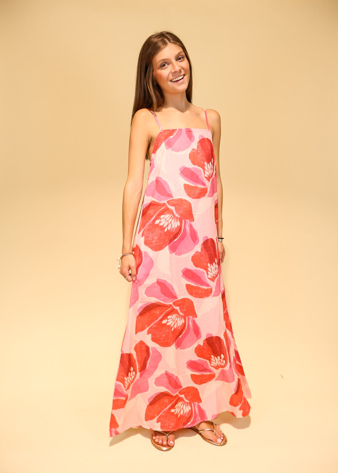 Maribel Sunset Bloom Maxi Dress