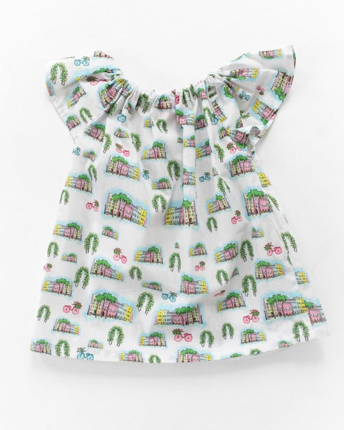 The Rainbow Row Girls Peasant Dress
