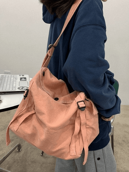 Large Capacity Vintage Shoulder Bag