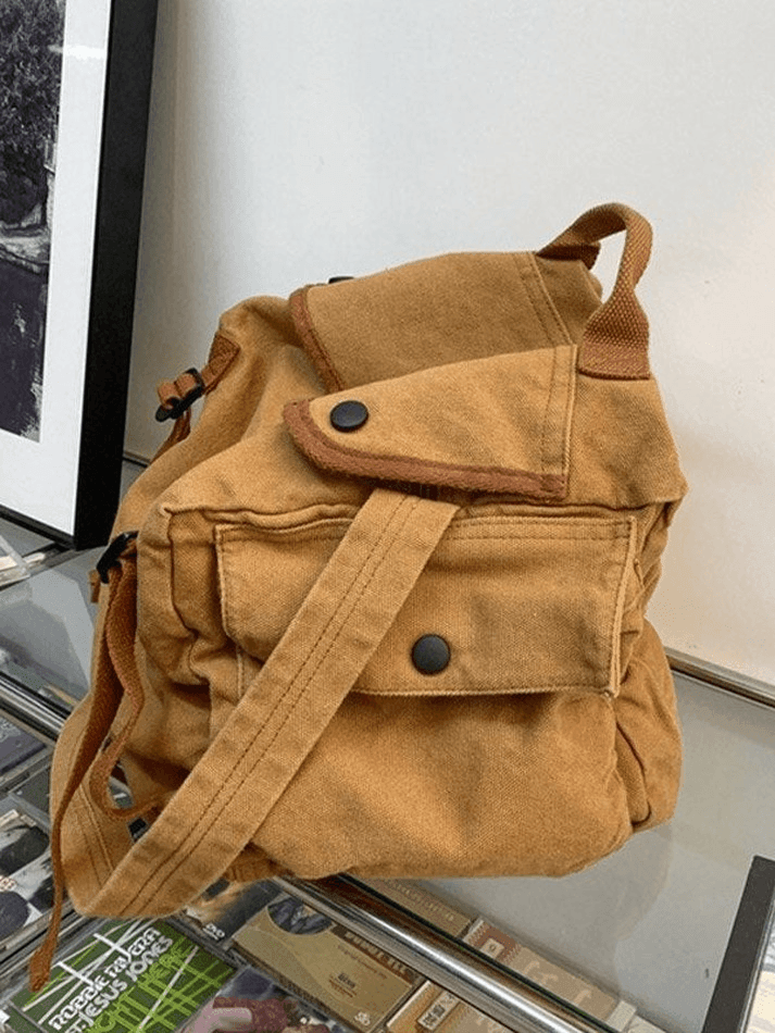Large Capacity Vintage Shoulder Bag