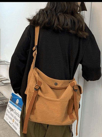 Large Capacity Vintage Shoulder Bag