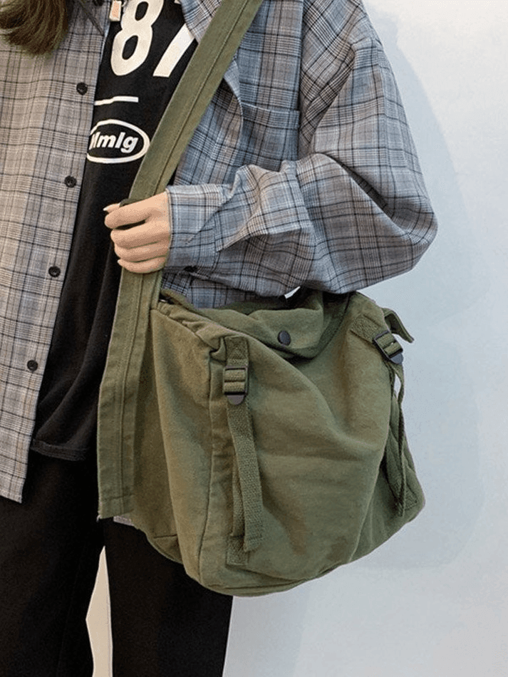 Large Capacity Vintage Shoulder Bag