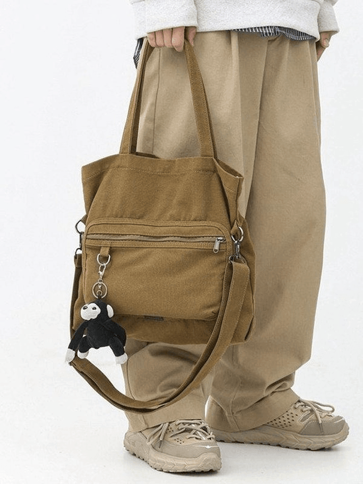 Vintage Cartoon Pendant Shoulder Bag