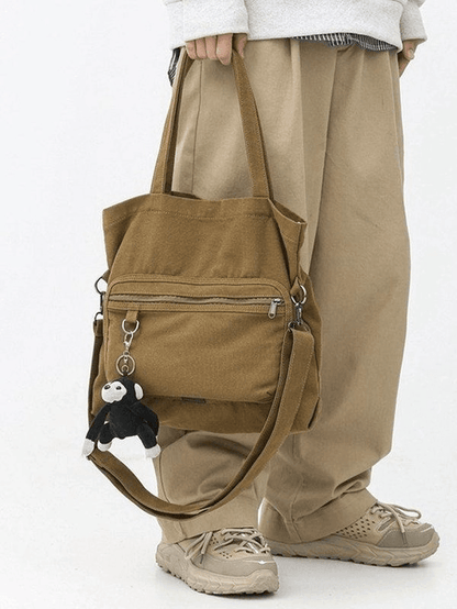 Vintage Cartoon Pendant Shoulder Bag