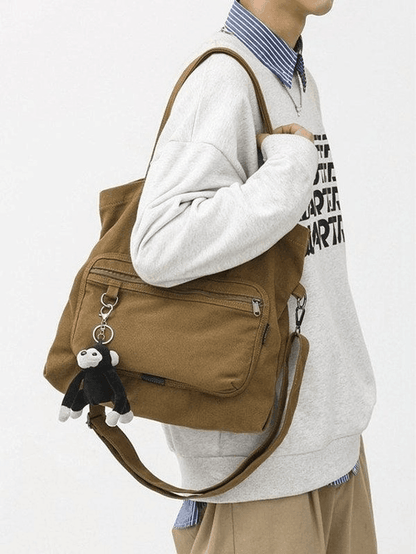 Vintage Cartoon Pendant Shoulder Bag