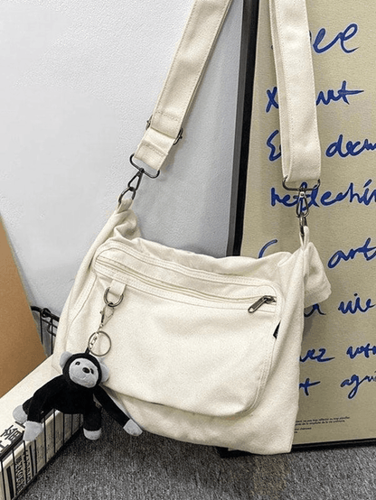 Vintage Cartoon Pendant Shoulder Bag