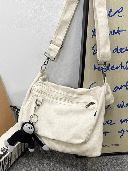 Vintage Cartoon Pendant Shoulder Bag