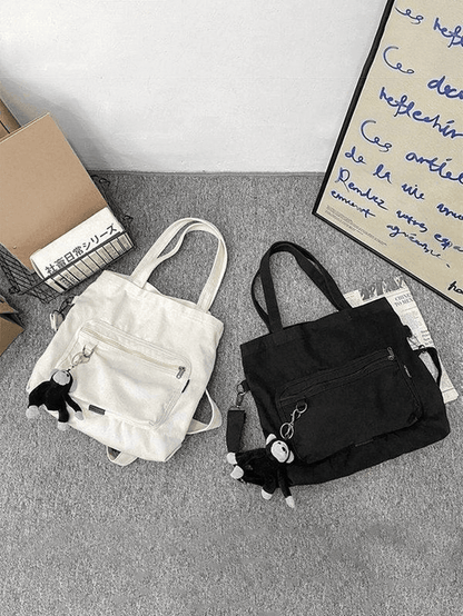 Vintage Cartoon Pendant Shoulder Bag