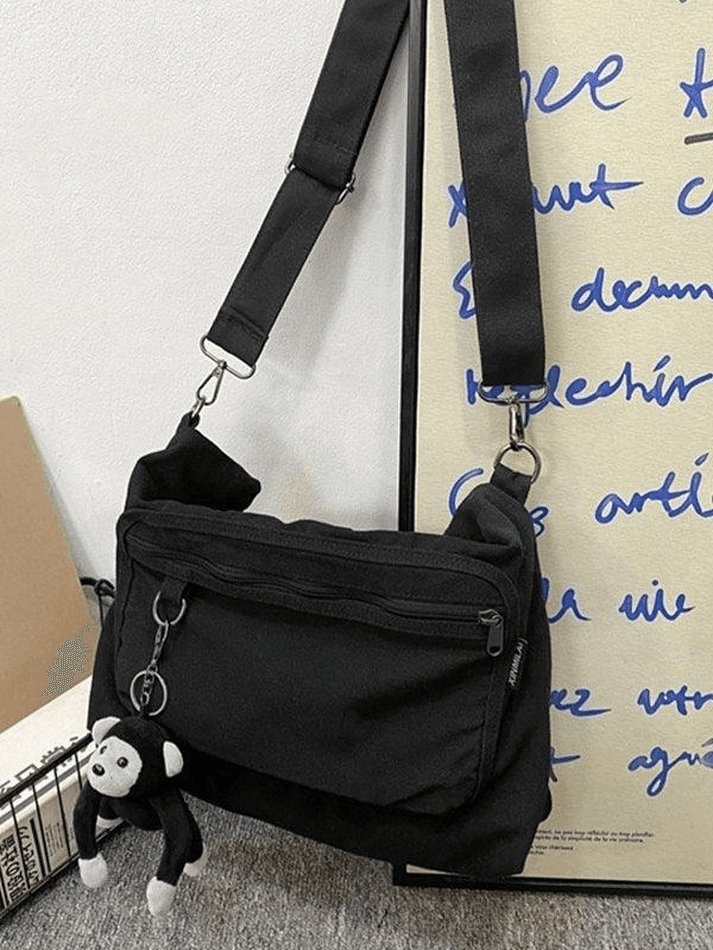Vintage Cartoon Pendant Shoulder Bag