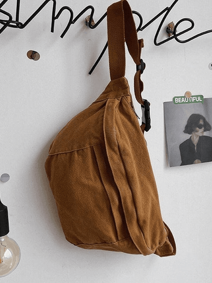 Vintage Wash Capability Shoulder Bag