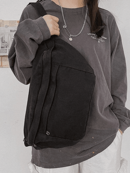 Vintage Wash Capability Shoulder Bag