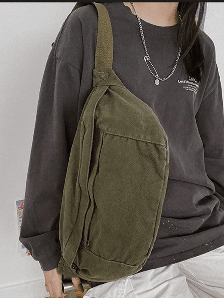 Vintage Wash Capability Shoulder Bag