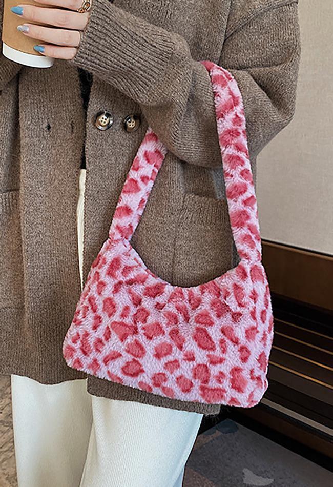 Plush shoulder bag
