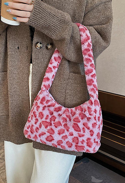 Plush shoulder bag