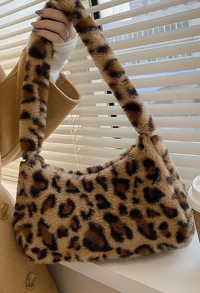 Plush shoulder bag