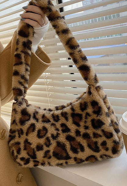 Plush shoulder bag