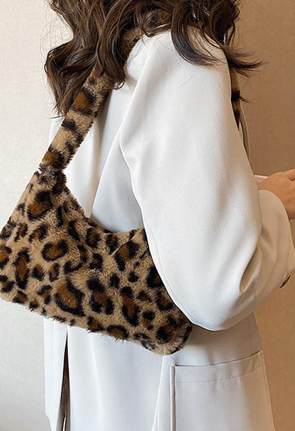 Plush shoulder bag