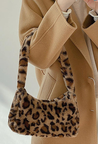 Plush shoulder bag