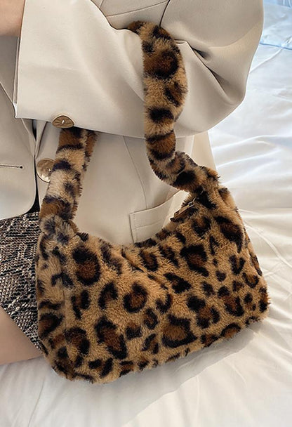 Plush shoulder bag