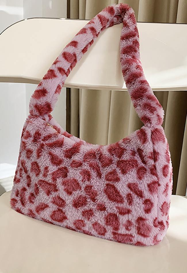 Plush shoulder bag