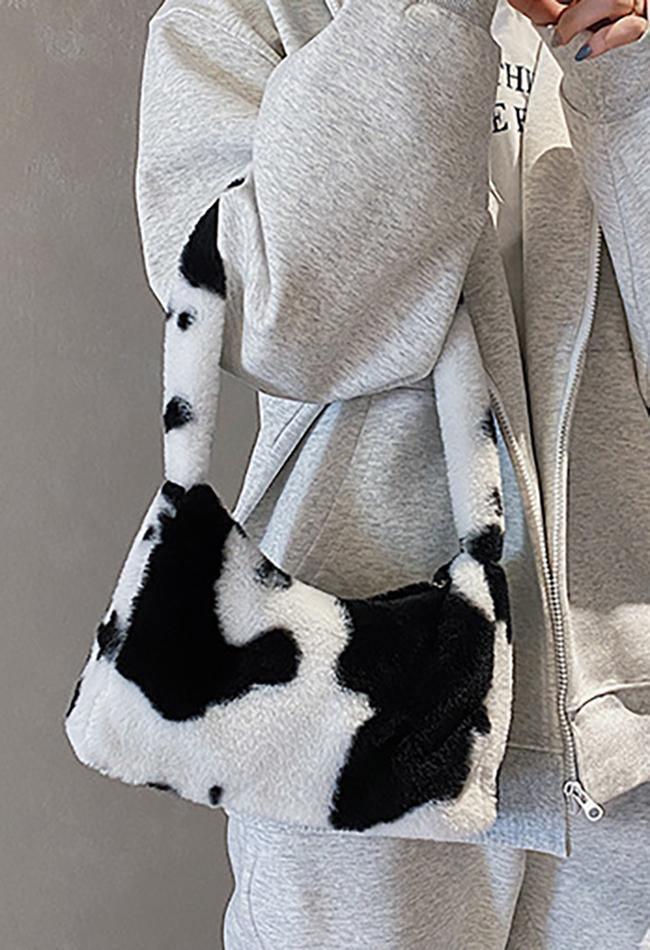 Plush shoulder bag
