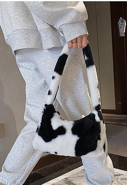 Plush shoulder bag