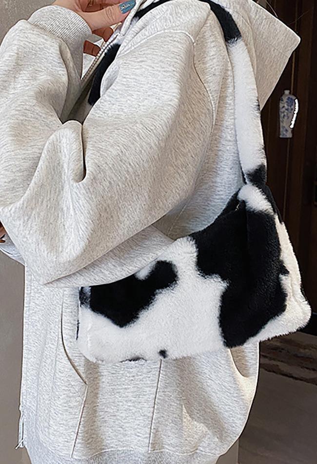 Plush shoulder bag
