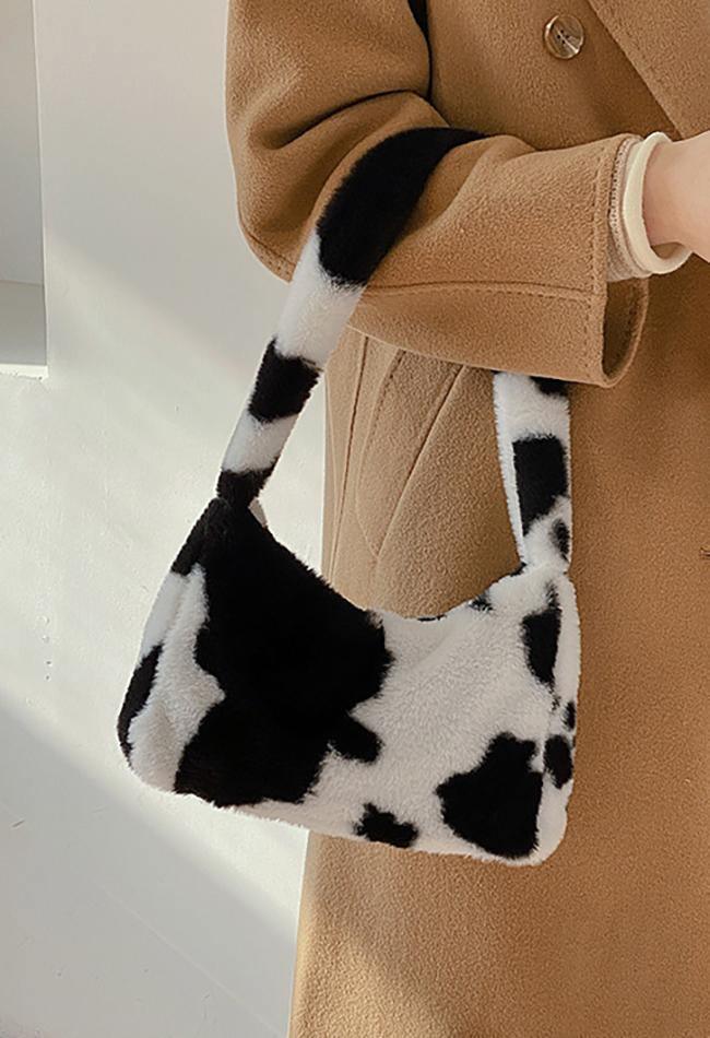 Plush shoulder bag