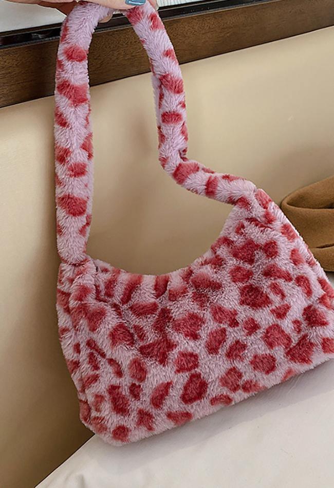 Plush shoulder bag