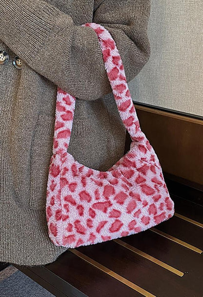 Plush shoulder bag