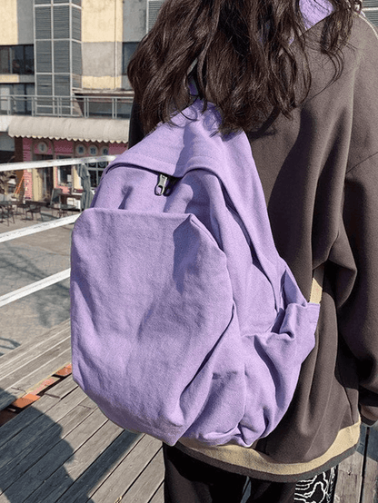 Vintage Wash College School Backpack