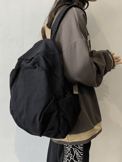 Vintage Wash College School Backpack