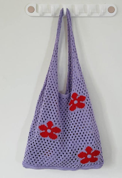 Cutout Flower Eco Shoulder Bag
