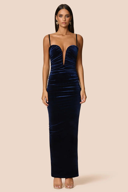 Nookie Nina Gown -  Navy
